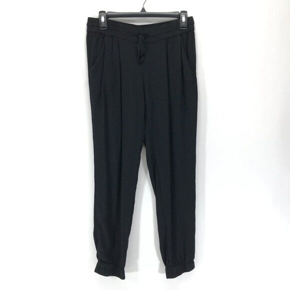 Aritzia Pants - Aritzia Talula Jogger Pant Women's Small Black Ankle Rayon Lightweight Casual